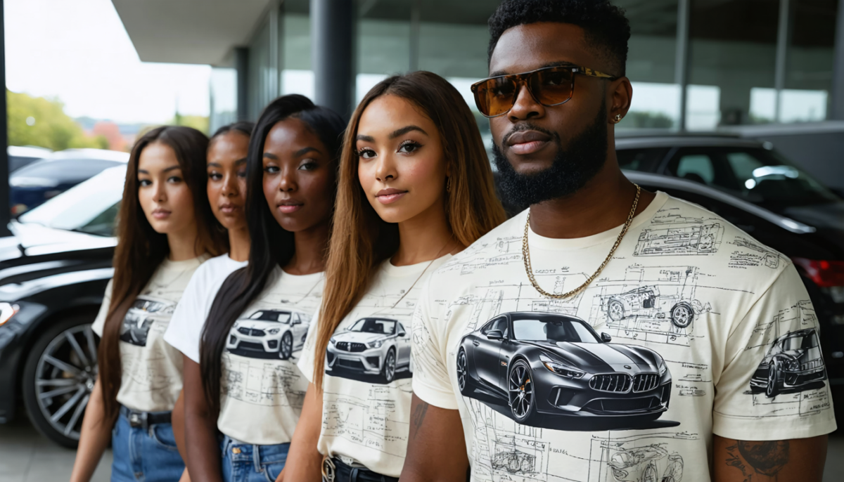 découvrez notre collection de t-shirts auto alliant élégance et originalité pour afficher fièrement votre passion automobile au quotidien.