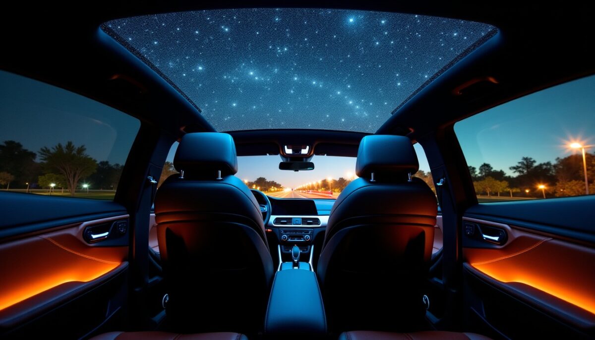 Le mystère du ciel étoilé à l'intérieur de votre voiture : explications et sensations